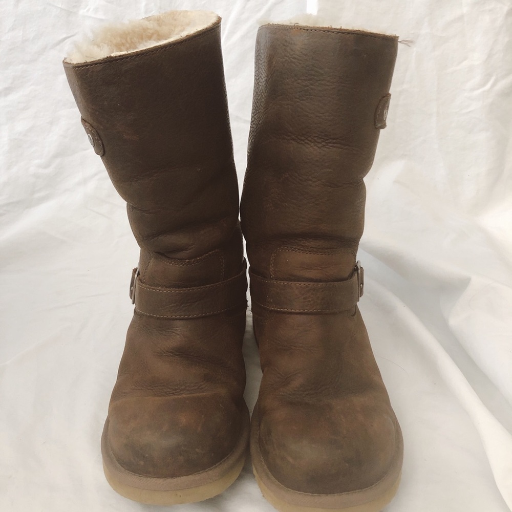 Ugg boots distressed leather